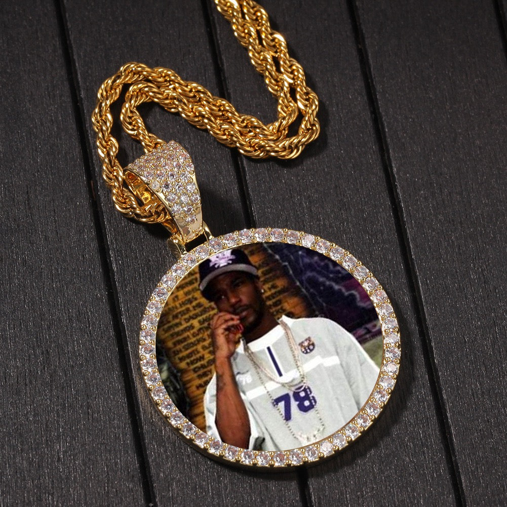 Custom 45mm Large Round Photo Pendant product image 7