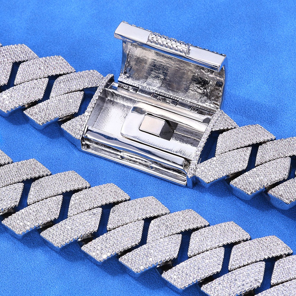 26mm Iced Cuban Chain - 6 Row CZ - product image 5