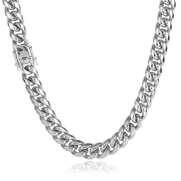 6-18mm Miami Stainless Steel Cuban Link necklace product view 18