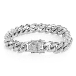 6-18mm Miami Stainless Steel Cuban Link bracelet product view 19