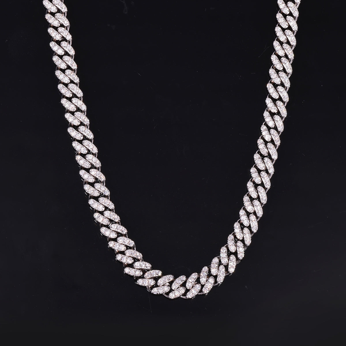 8mm Moissanite Cuban Chain