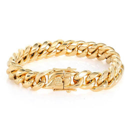 6-18mm Miami Stainless Steel Cuban Link bracelet product view 21
