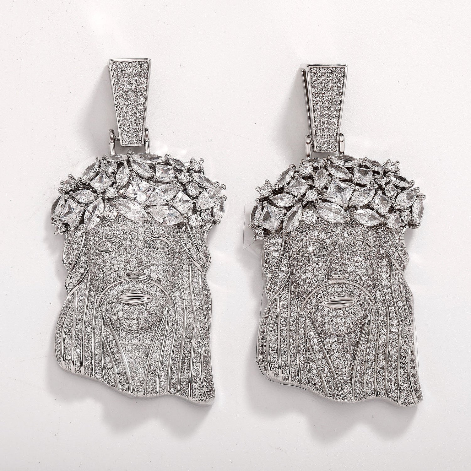 Iced Jesus Piece Pendant – Hip Hop Jewelry product image 10