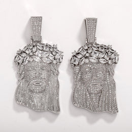 Iced Jesus Piece Pendant – Hip Hop Jewelry product image 10
