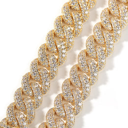 18mm Iced Box Clasp Cuban jewelry detail view 10