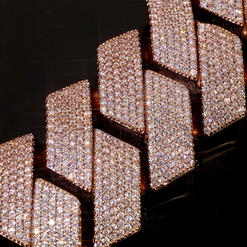 26mm Iced Cuban Chain - 6 Row CZ - product image 6