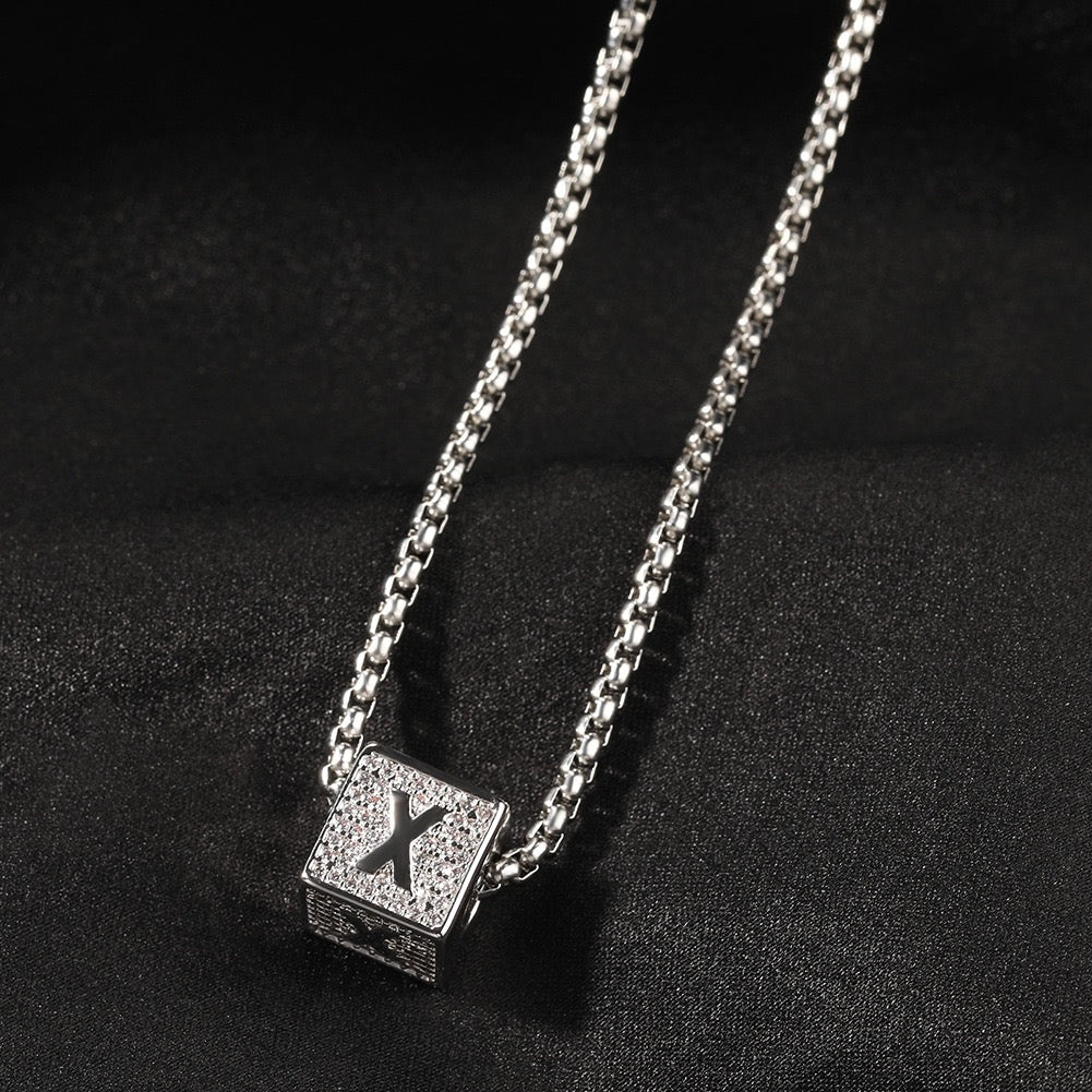 Iced Alphabet Block Pendant — product image 6