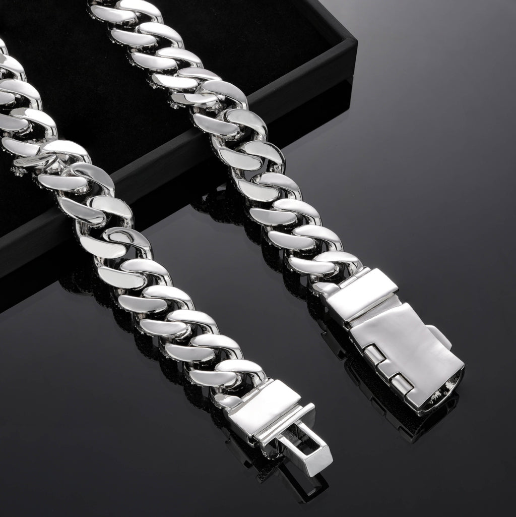 22mm Iced Out Cuban Chain