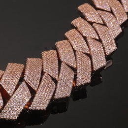 26mm Iced Cuban Chain - 6 Row CZ - product image 15