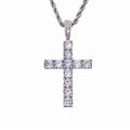 Iced Out Large Cross Pendant- Miles Jewellery