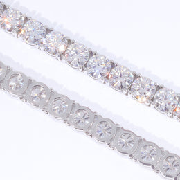 6.5mm VVS1 D Moissanite Tennis Chain – 925 Sterling Silver Necklace — product image 3