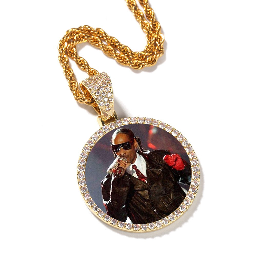 Custom 45mm Large Round Photo Pendant product image 4