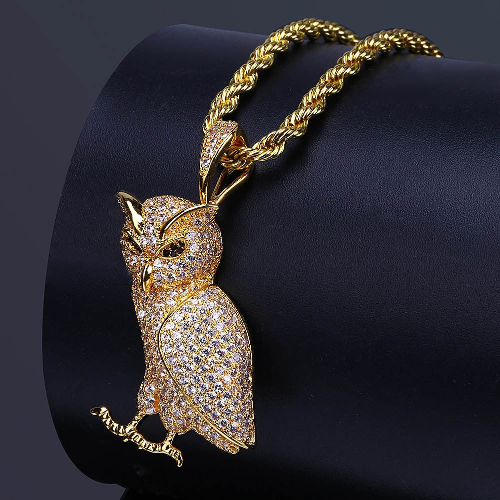 Iced Owl Pendant product image 2
