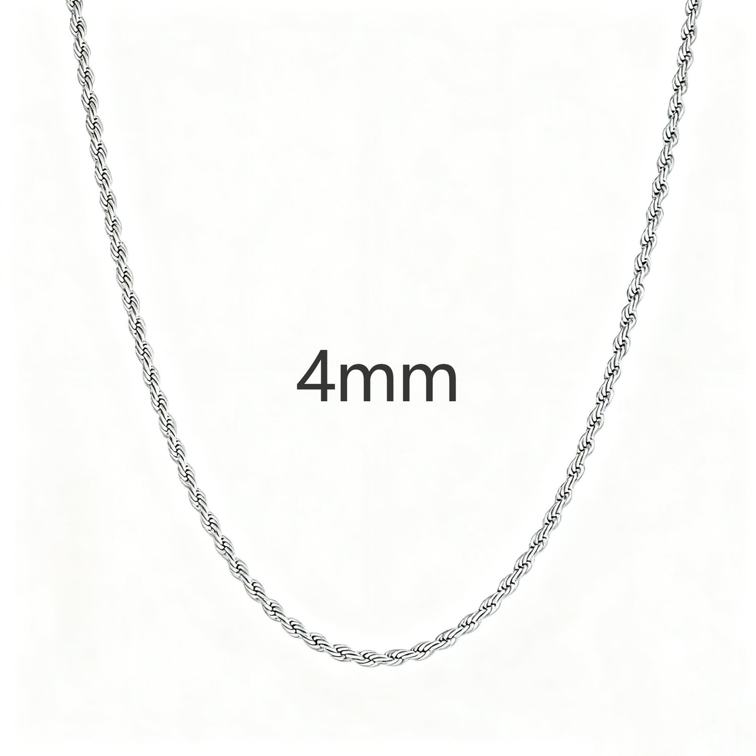 Twist Rope Chain Necklace- Miles Jewellery