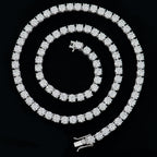 2-6mm Iced Tennis Chain Necklace- Miles Jewellery
