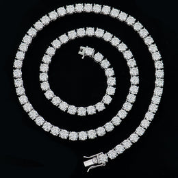 2-6mm Iced Tennis Chain Necklace- Miles Jewellery