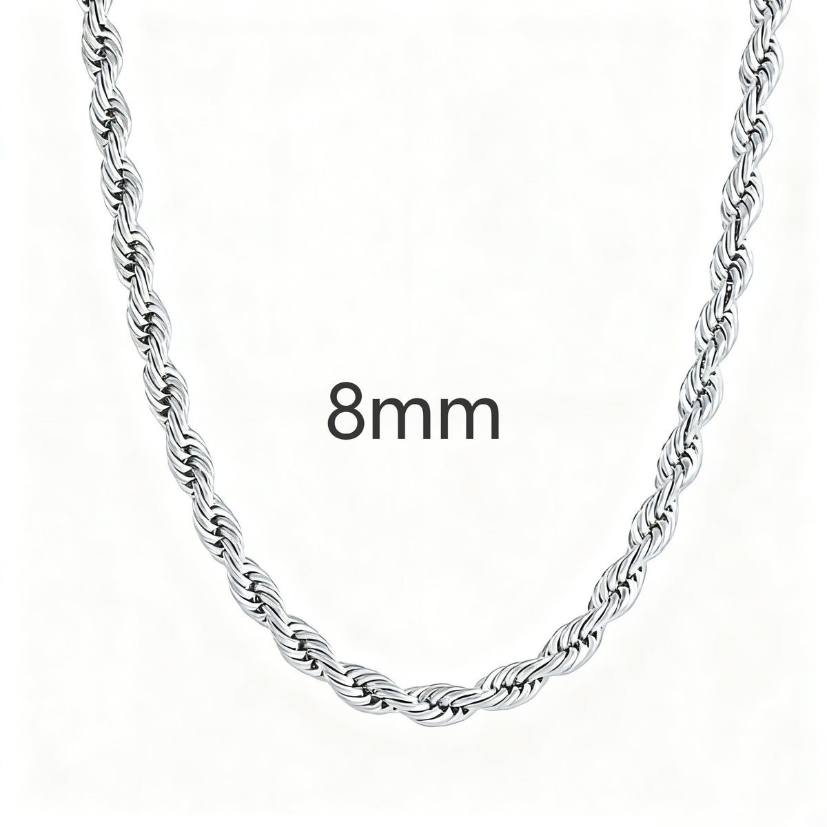 Twist Rope Chain Necklace- Miles Jewellery