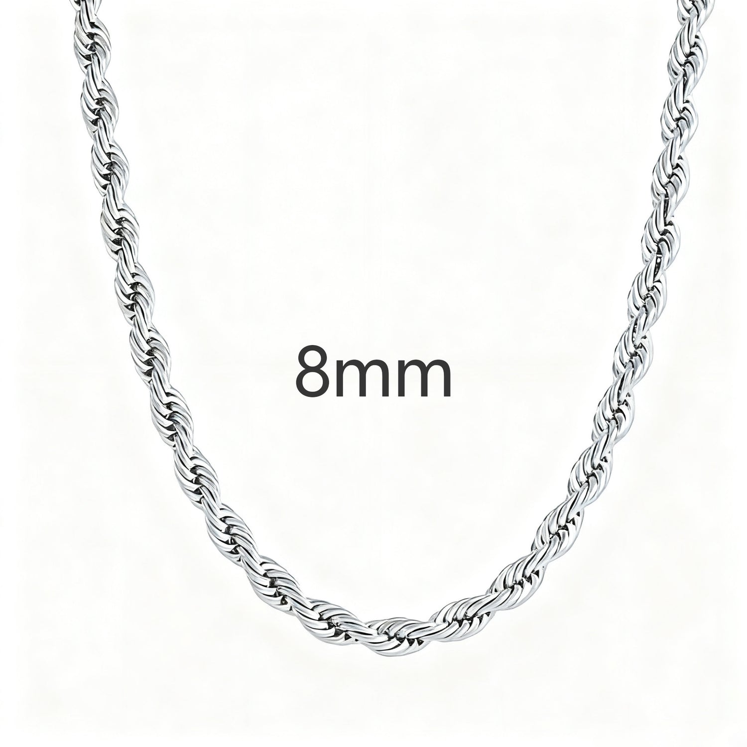Twist Rope Chain Necklace- Miles Jewellery