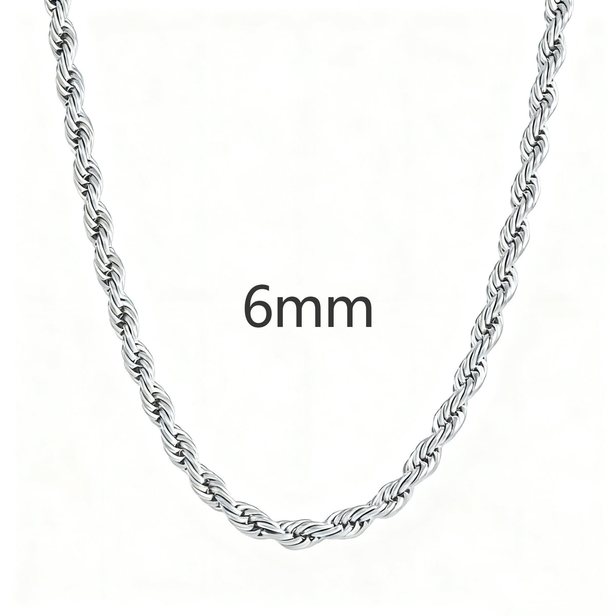 Twist Rope Chain Necklace- Miles Jewellery