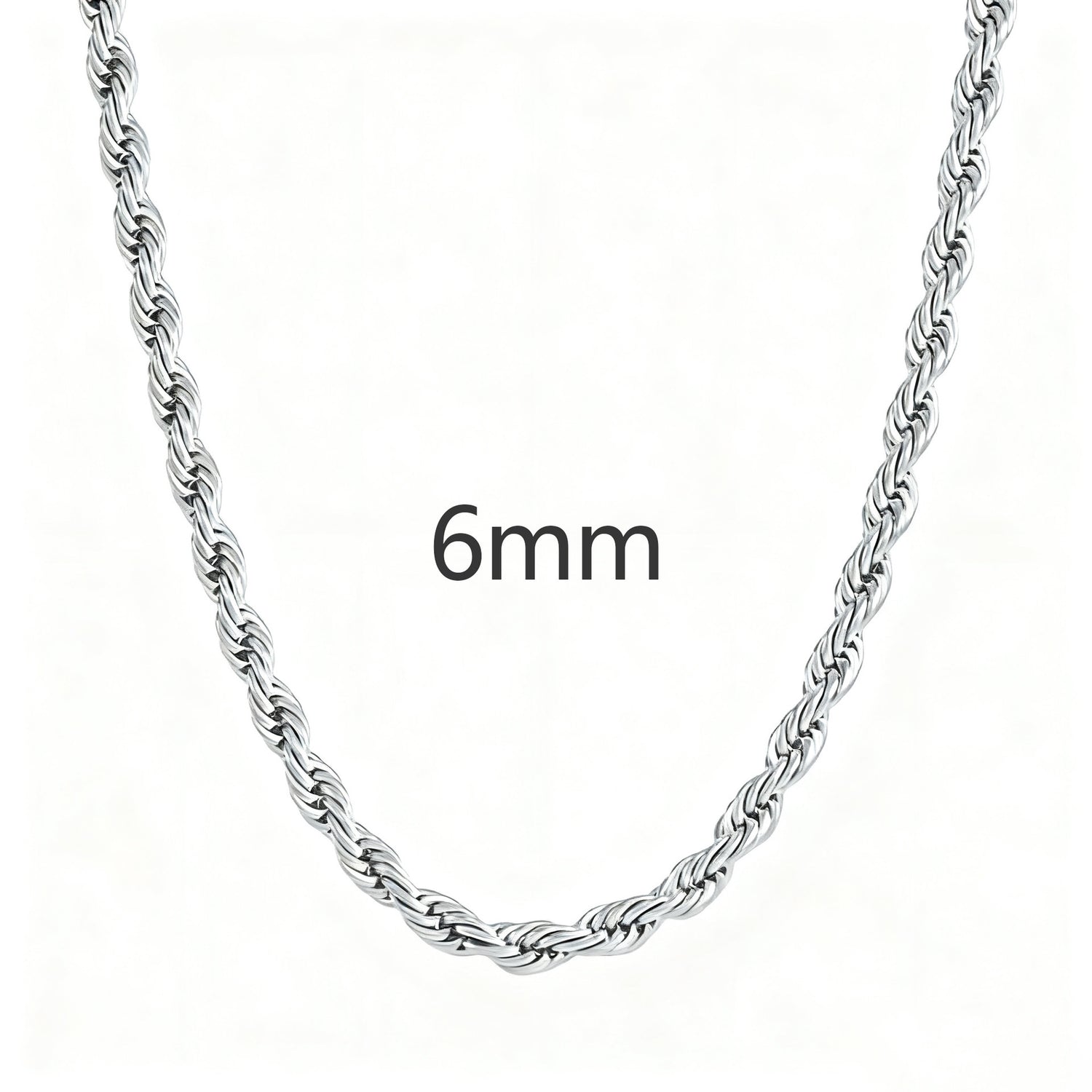 Twist Rope Chain Necklace- Miles Jewellery