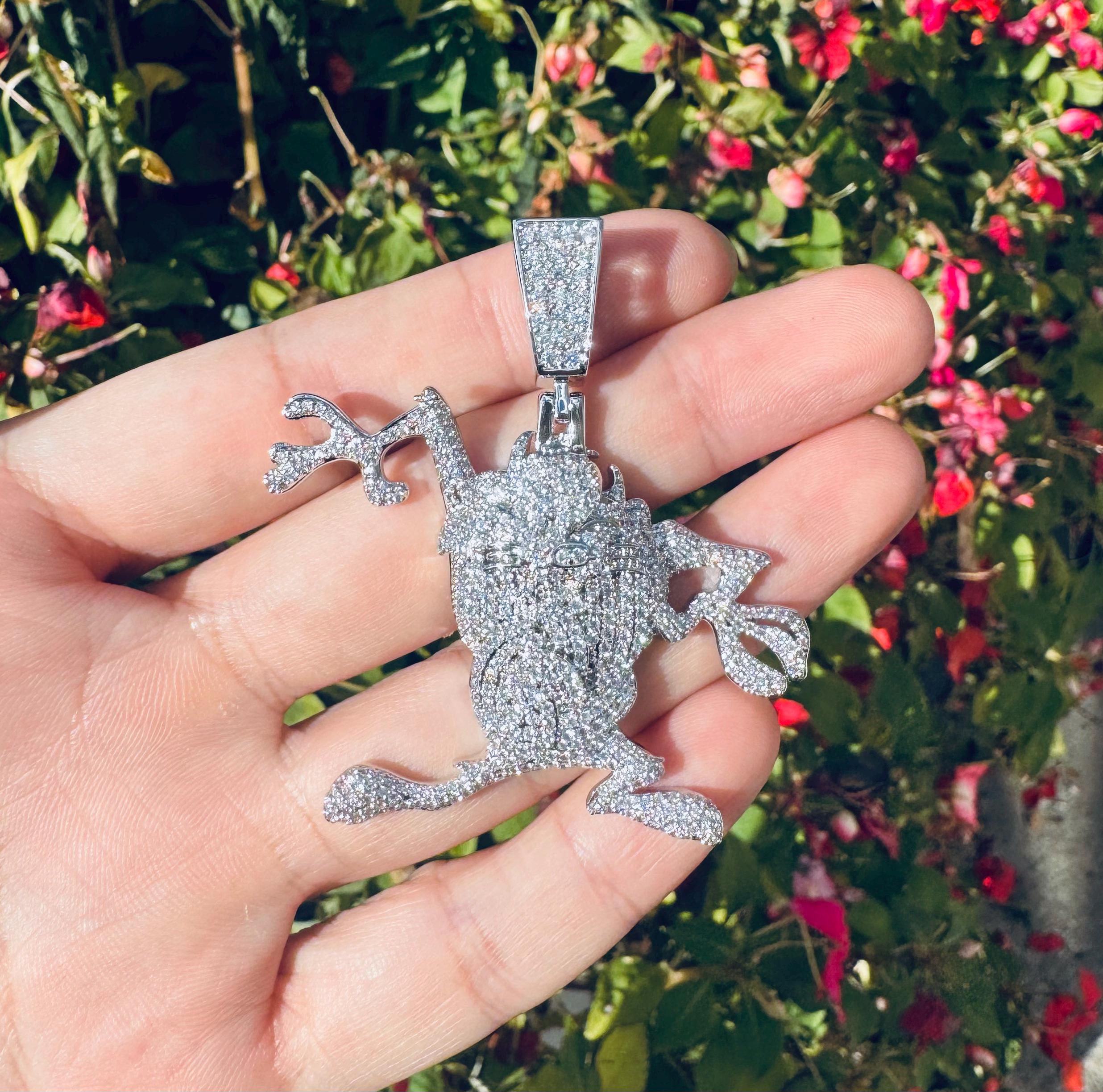 Iced Out Taz Pendant