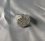 Dome Moissanite Statement Ring - 22.5mm- Miles Jewellery