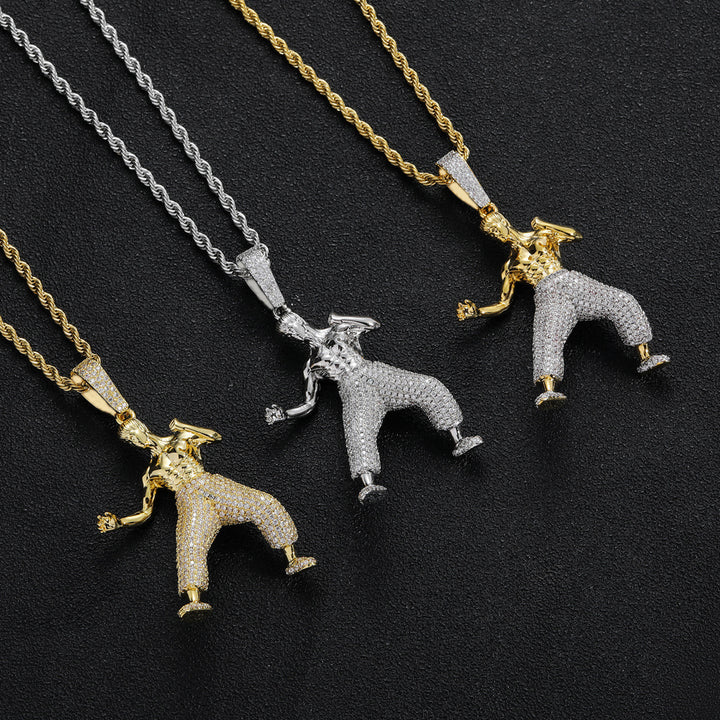Figure pendants in silver-tone, gold-tone and two-tone finishes