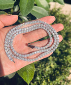 4mm Iced Tennis Chain Necklace- Miles Jewellery