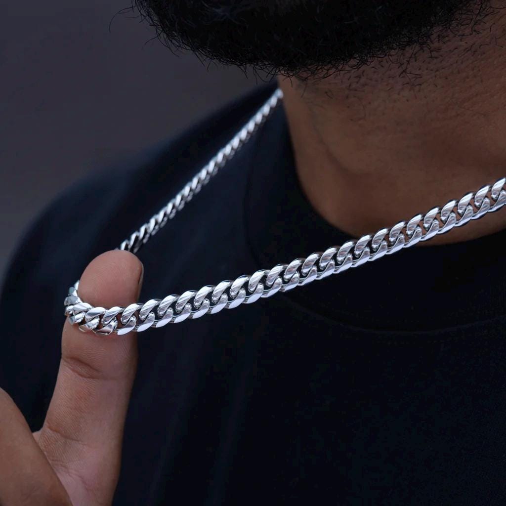 8mm/12mm Miami Cuban Link Chain