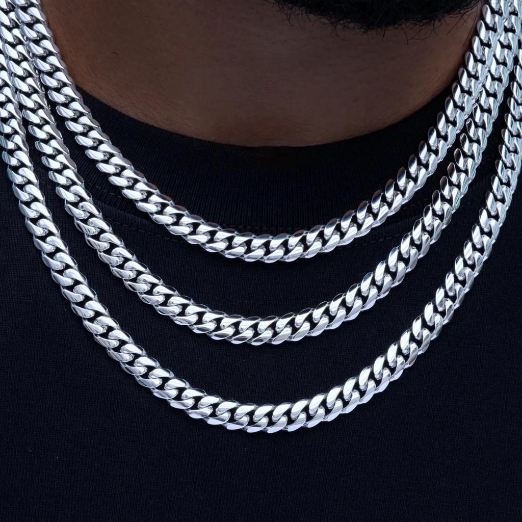 8mm/12mm Miami Cuban Link Chain