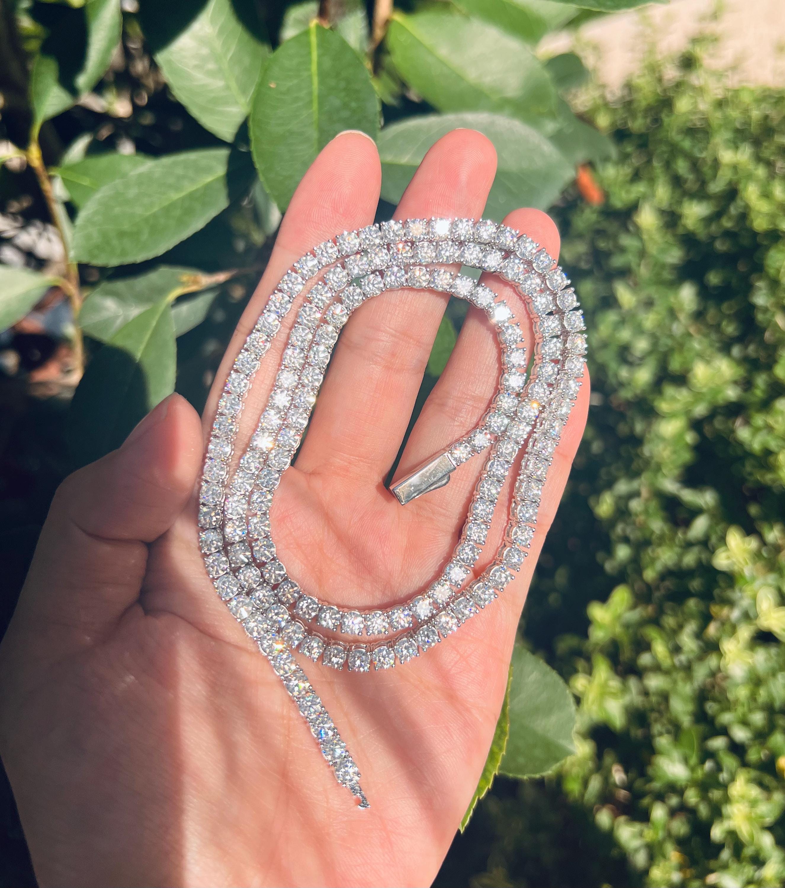 4MM 925S & VVS MOISSANITE TENNIS CHAIN