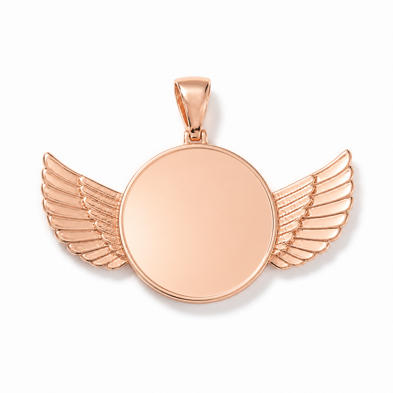 Custom Winged Photo Pendant