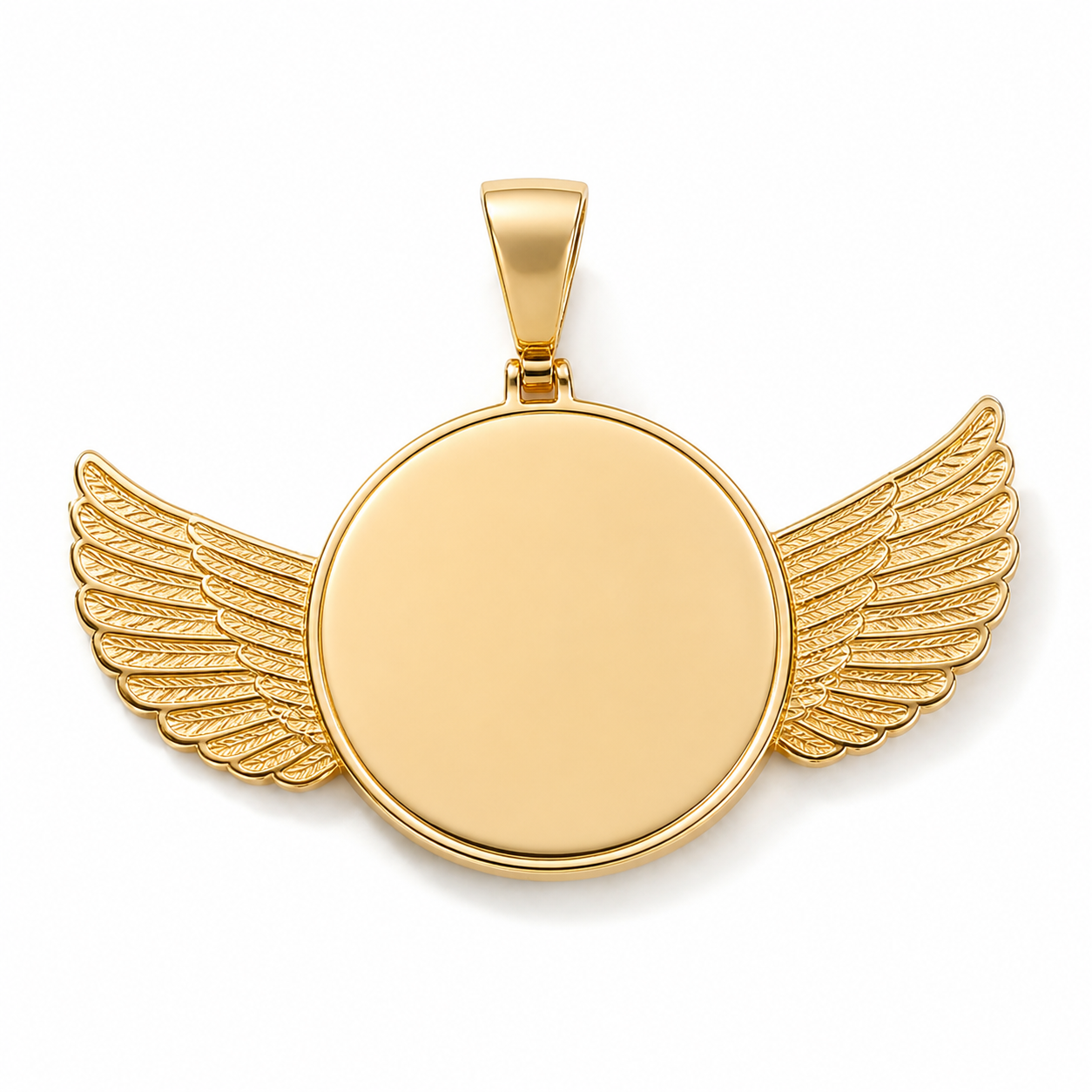 Custom Winged Photo Pendant