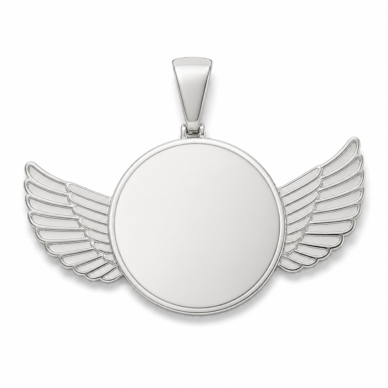 Custom Winged Photo Pendant