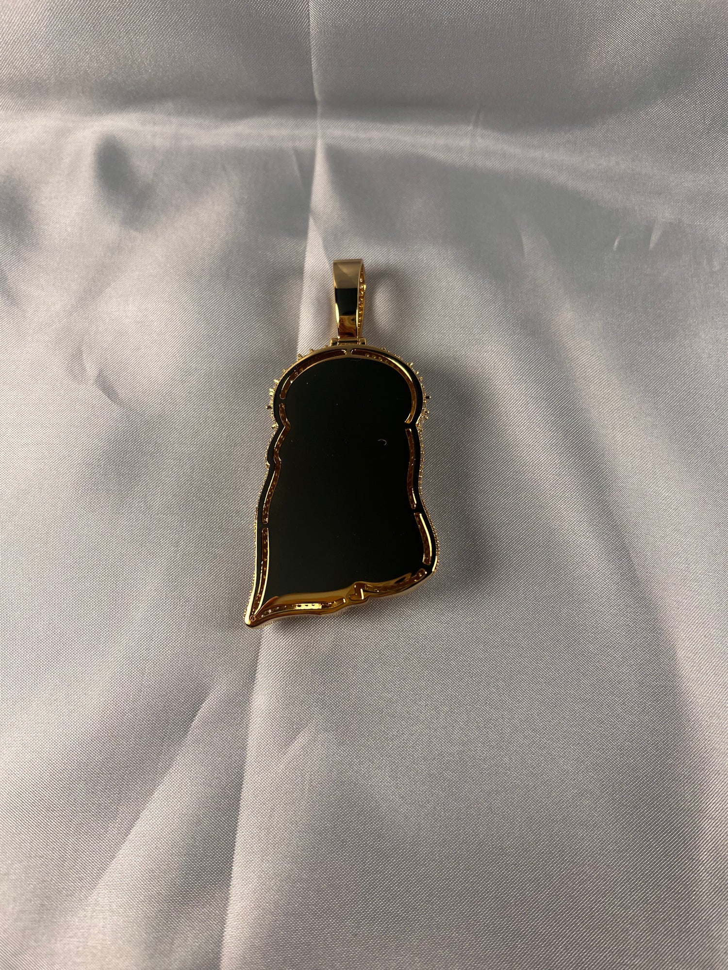 Iced Large Jesus Head Pendant- Miles Jewellery