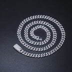 6mm VVS1 D Moissanite Iced Miami Cuban Chain Necklace