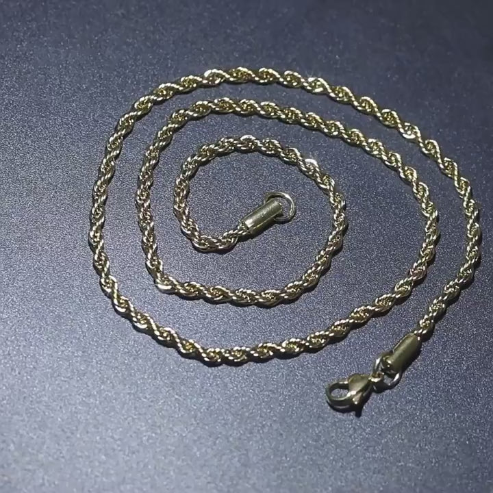 Twist Rope Chain Necklace