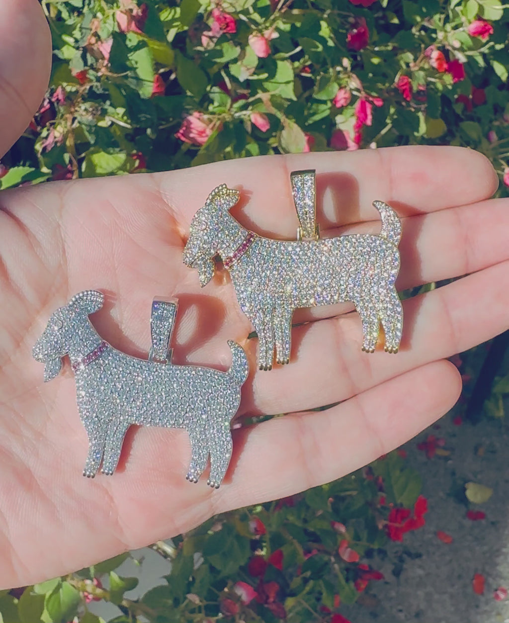 Iced Out GOAT Pendant – Hip Hop Jewelry