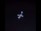Iced Color Cross Pendant - Hip Hop Jewelry