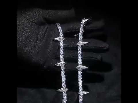 Iced Spike Tennis Chain