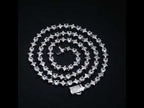 6mm Iced Out Star Tennis Chain Necklace
