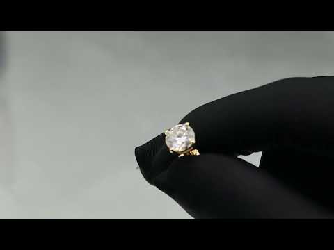 Certified VVS1 D Moissanite Stud Earrings – 925 Sterling Silver Earrings