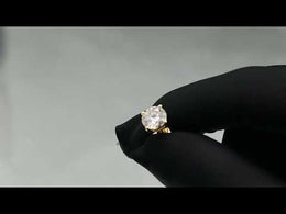 Certified VVS1 D Moissanite Stud Earrings – 925 Sterling Silver