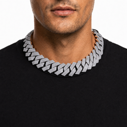 26mm Iced Cuban Chain - 6 Row CZ - product image 2